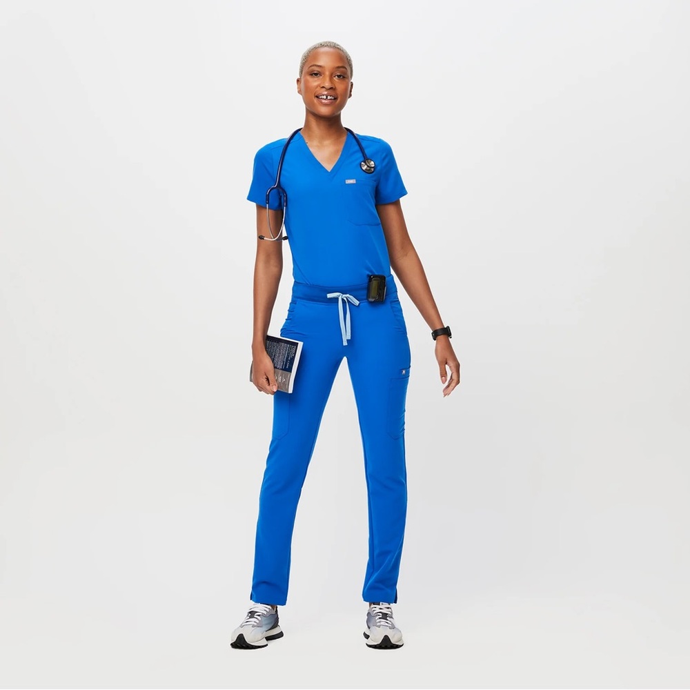 Figs Scrub Set Catarina/Yola in Royal Blue Sizes XXS/XXSP